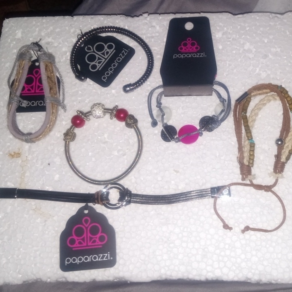 Paparazzi Bracelet Collection - Black, Red, Brown
